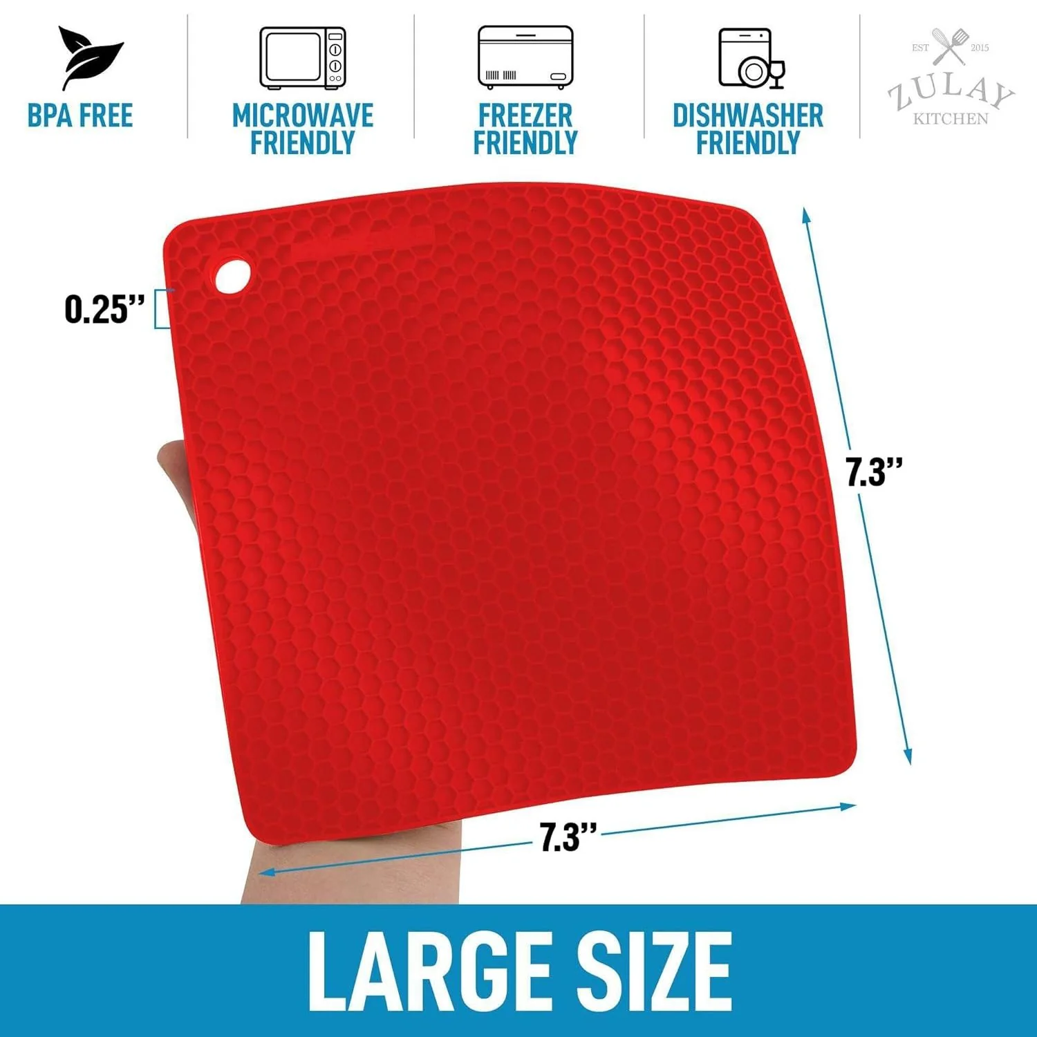 Silicone Trivet Mat Set - 4 Pack - Image 4