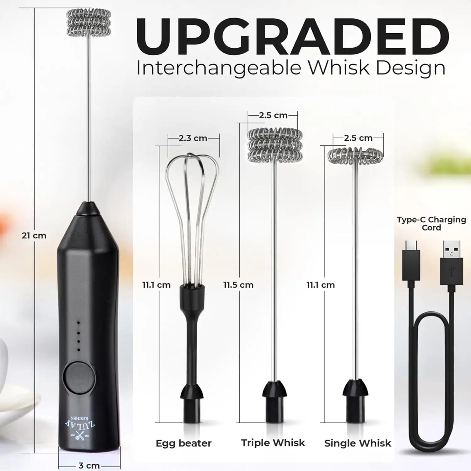Dynamic Rechargeable Milk Frother - Image 2