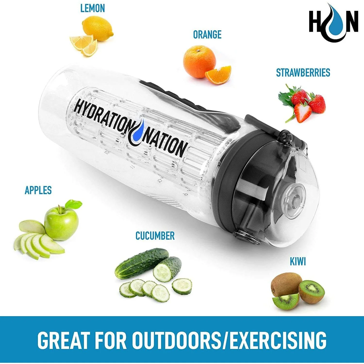 Water Bottle with Fruit Infuser - Image 5
