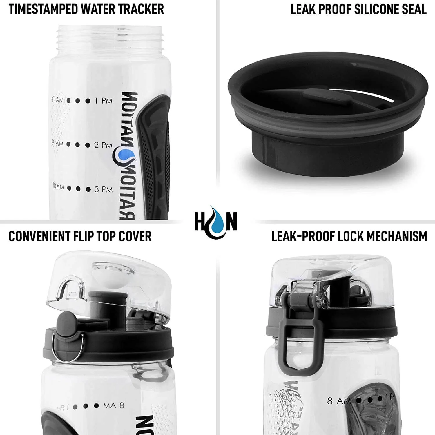 Water Bottle with Fruit Infuser - Image 6