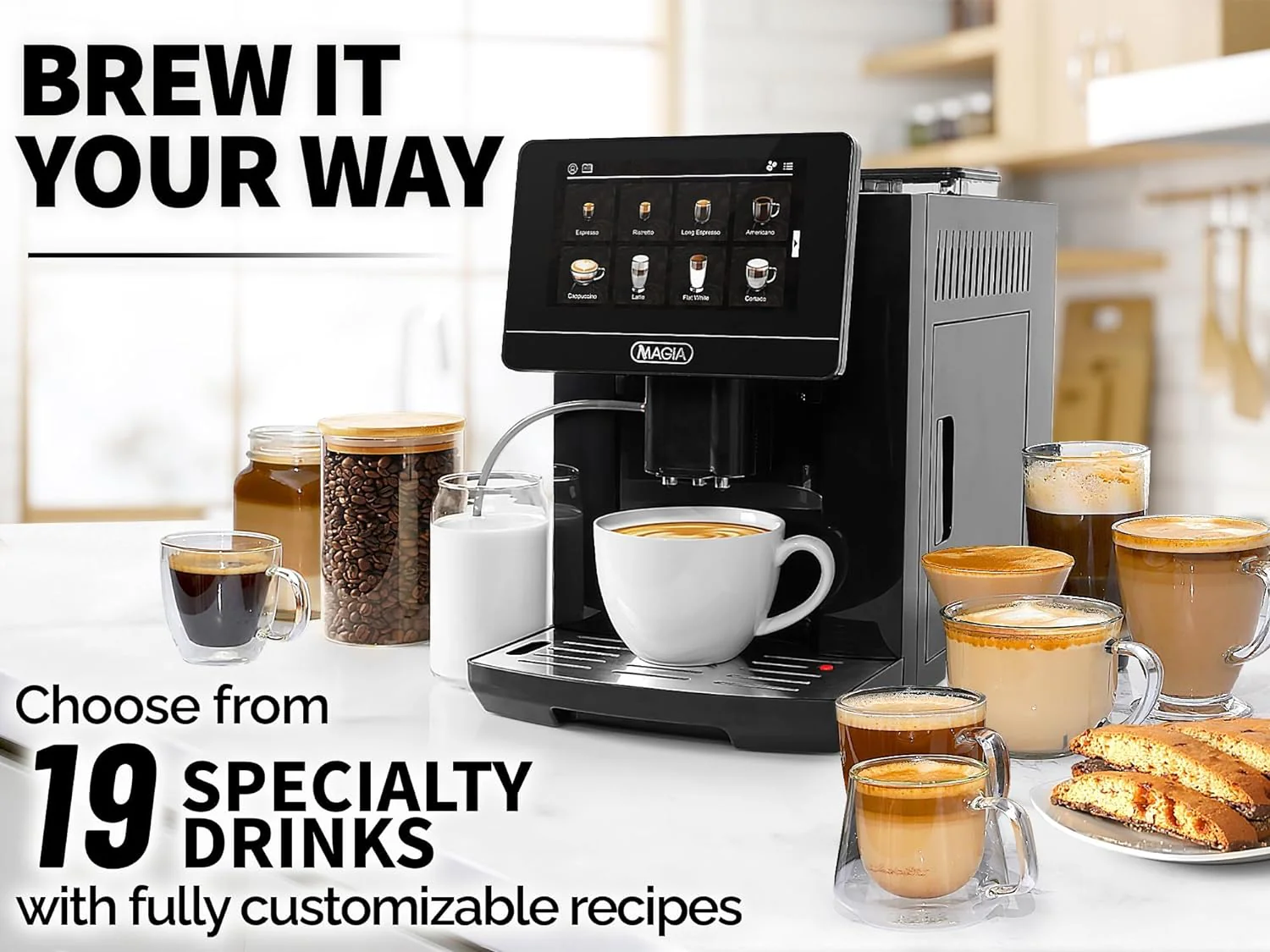 Zulay Magia Super Automatic Espresso Machine - Image 3