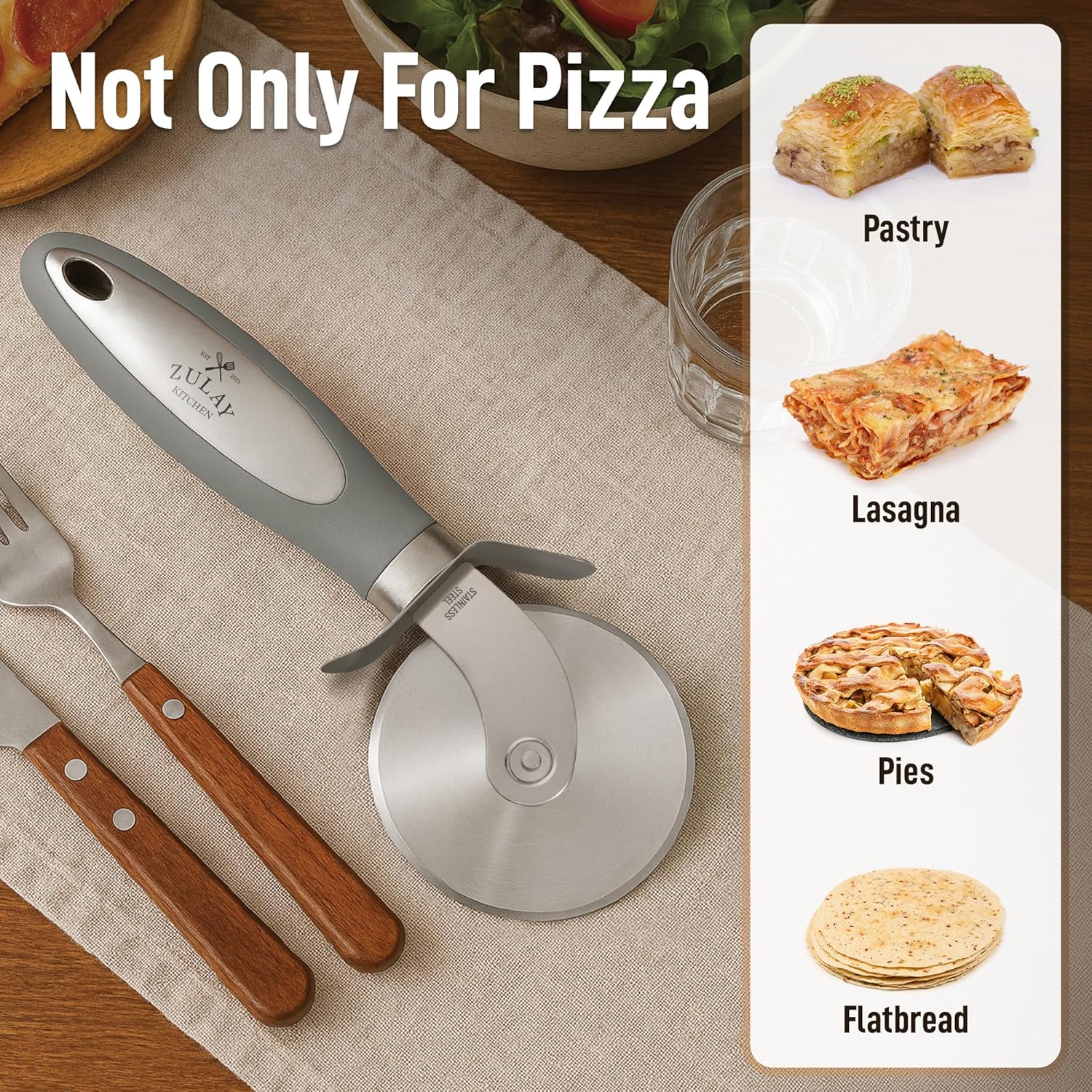 Pizza Slicer With Non-Slip Handle - Image 5