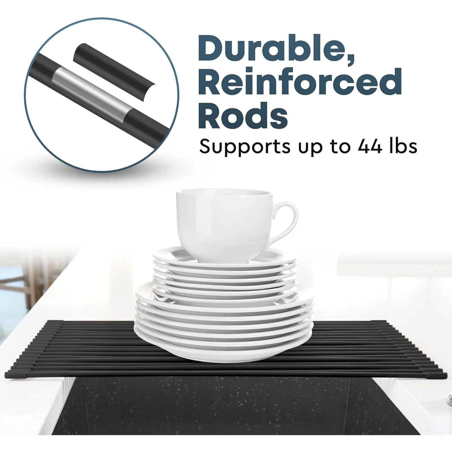 Roll-Up Sink Drying Rack (20.5") - Image 5