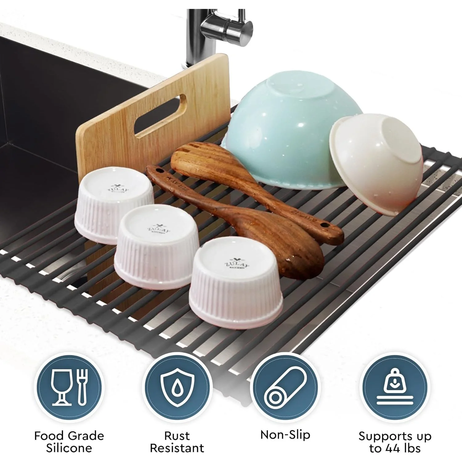 Roll-Up Sink Drying Rack (20.5") - Image 7