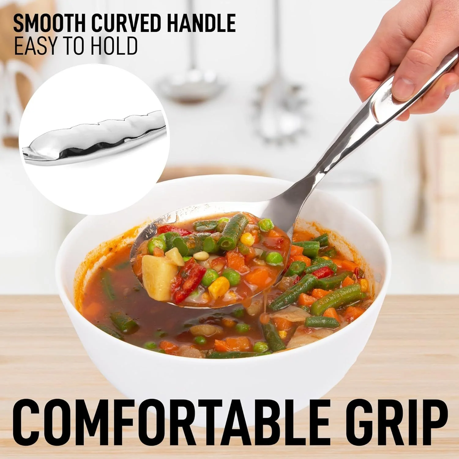 Stainless Steel Serving Spoon - Image 5
