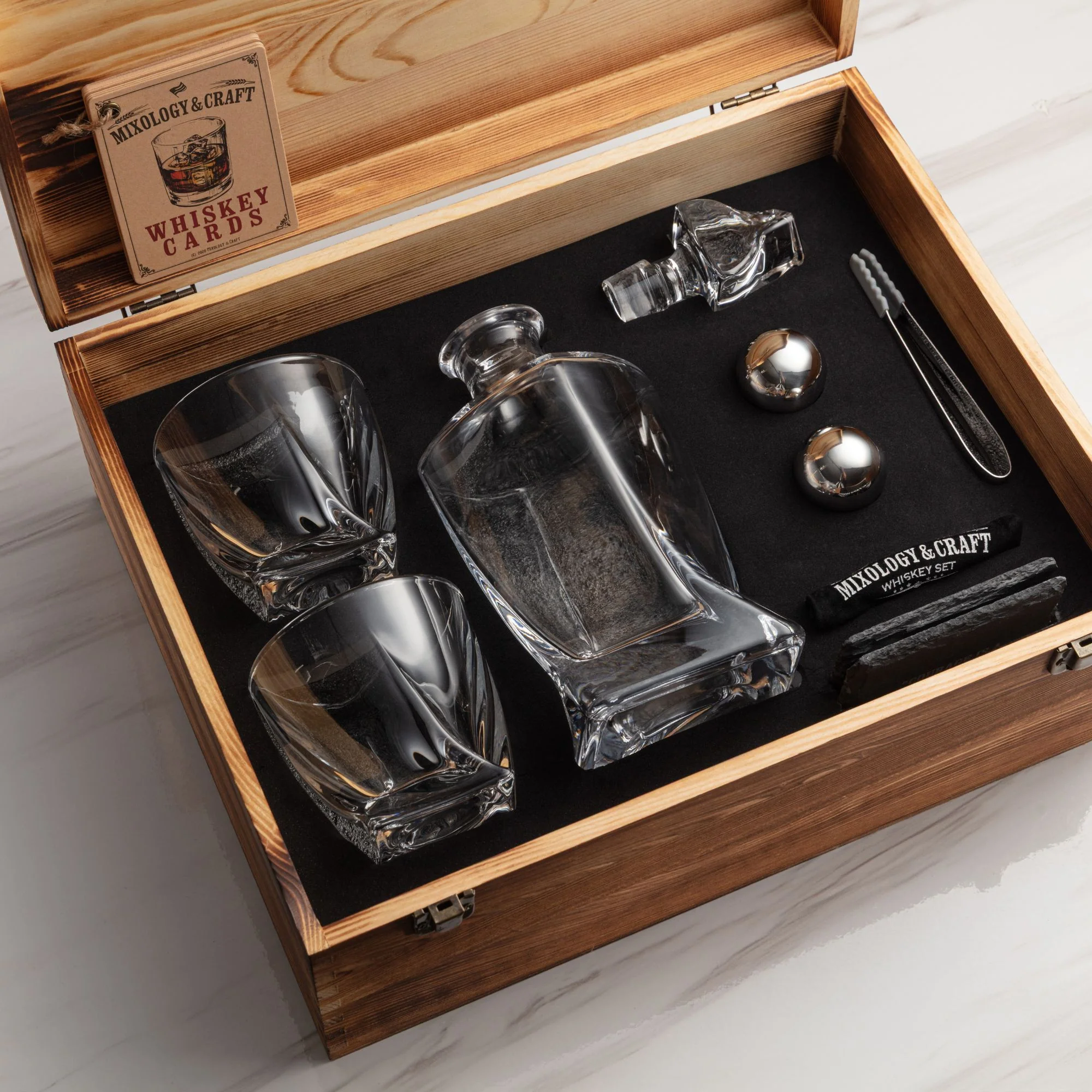 Twist Whiskey Decanter Set | 10-Piece - Image 6