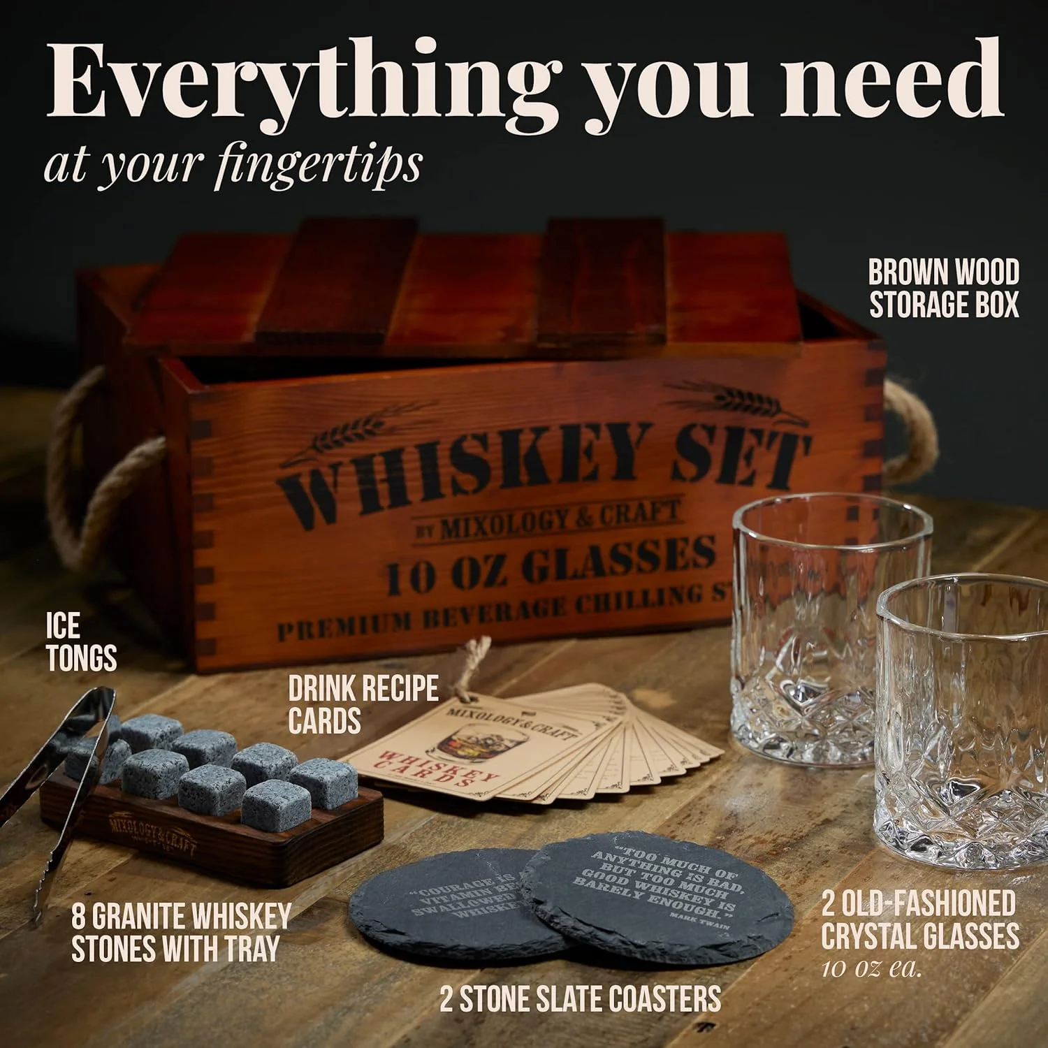 Whiskey Stones Gift Set | 15-Piece - Image 3