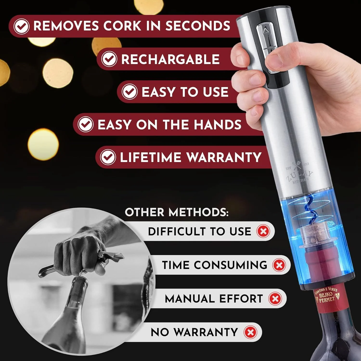 Electric Wine Bottle Opener - Image 5
