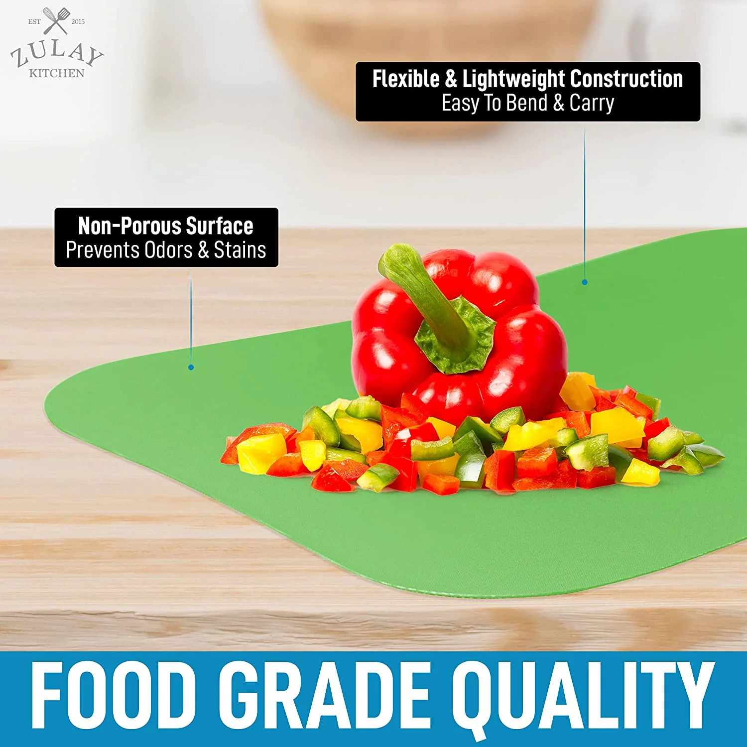 Flexible Cutting Board Mats - Set of 3 - Image 8
