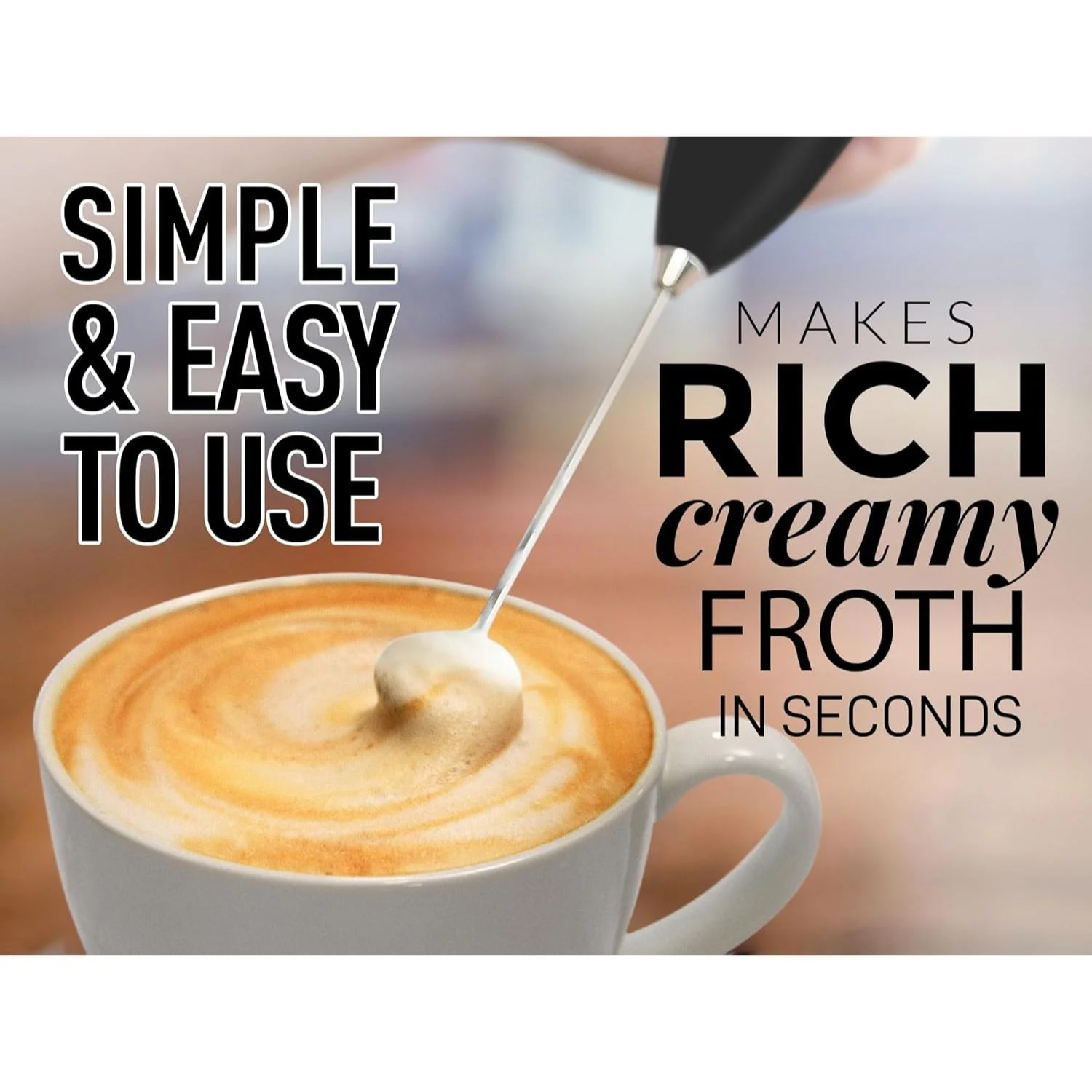 Zulay Milk Frother Without Stand - Image 8